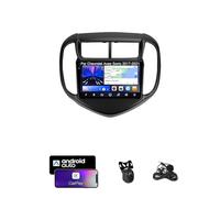Radio estéreo GPS de Coche Android 15 de 9 Pulgadas Pantalla táctil para Chevrolet Aveo Sonic 2017-2021 Carplay AHD cámara de visión Trasera navegación GPS Controles en el Volante Bluetooth (H500)