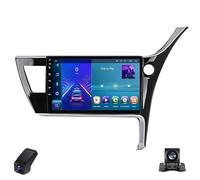 Radio estéreo para automóvil Android 2K con Pantalla táctil de 9 Pulgadas para Toyota Corolla 11 Auris 2017-2018 Radio Coche Portable Touchscreen Multimedia Player con GPS WiFi FM Control del Volant