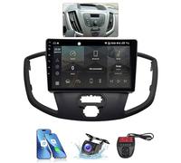 Radio estéreo para automóvil con pantalla táctil de 9 pulgadas HYMLMY para For-d Transit Van L3H2 2014-2018 Unidad principal Bluetooth GPS Sat Nav Radio FM RDS DAB 4G WiFi DSP Controles en el volante