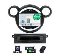 Radio estéreo para automóvil estéreo para coche Android 14 de 9,5" para BMW Mini 2010-2016 pantalla táctil QLED 2K Android Auto CarPlay navegación GPS Radio estéreo para automóvil DSP Bluetooth 5.0(2K