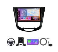 Radio estéreo para automóvil MLXABH Android 12 para Niss-an Qashqai X-Trail 2016-2021, radio estéreo para automóvil con pantalla táctil de 9 "con Carplay inalámbrico/Android Auto/controles del volant