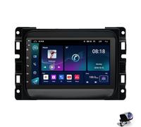 Radio estéreo para automóvil para Dodge Ram 1500 2500 3500 2013-2018 Pantalla táctil de 7 "Inalámbrica Carplay Android Auto WiFi Bluetooth Navegación GPS Cámara(Size:8CORE 2+32G,Color:A)