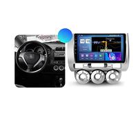 Radio estéreo para Coche Android 10.0 de Doble DIN para H-Onda Fit/Jazz 2001-2008 con navegación GPS Reproductor Multimedia de 9 Pulgadas Receptor de vídeo Bluetooth con WiFi 4G/5G SWC DSP USB Carp