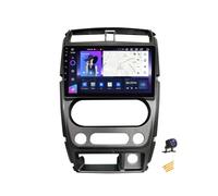Radio estéreo para Coche Android 13 con Pantalla táctil de 9 Pulgadas para Suzuki Jimny 2007-2012 Reproductor de navegación con cámara de Marcha atrás AHD Control del Volante 4G FM RDS DSP Android A