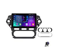 Radio estéreo para Coche Android 13 de 9 Pulgadas con Pantalla táctil para Ford Mondeo 2010-2014 Reproductor de navegación con cámara de visión Trasera AHD Control del Volante 4G WiFi FM SWC DSP and