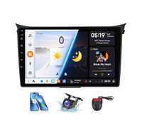Radio estéreo para coche Android 13 reproductor de 9 pulgadas HD con navegación GPS DSP 4G Bluetooth 5.0 CarPlay Android Auto compatible con FM RDS DAB+ radio cámara DVR para Hyundai i30 2 GD 2011-20