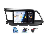 Radio estéreo para coche Android 13 reproductor de 9 pulgadas HD con navegación GPS DSP 4G Bluetooth 5.0 CarPlay Android Auto compatible con FM RDS DAB+ radio cámara DVR para Hyundai Elantra 6 2016-2