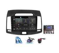 Radio estéreo para coche Android 13 reproductor de 9 pulgadas HD navegación GPS actualización DSP 4G Bluetooth 5.0 CarPlay Android Auto compatible con FM RDS DAB+ radio cámara DVR para Hyundai Elantr