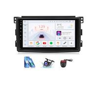 Radio estéreo para Coche Android 13 Reproductor de 9 Pulgadas navegación GPS DSP Bluetooth 5.0 CarPlay Android Auto Compatible con FM RDS Dab+ Radio cámara DVR para Mercedes Benz Smart Fortwo 2006-2