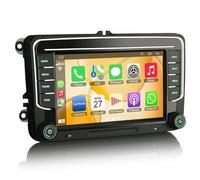 Radio estéreo para Coche Android 14 de 7 Pulgadas con GPS y navegador para VW Crafter Polo 6R Amarok Caddy Transporter T6 Skoda Yeti Pantalla táctil Bluetooth CarPlay Android Auto WiFi 4G DSP Dab+ O