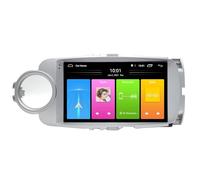 Radio estéreo para coche Android 14 de 9 pulgadas con pantalla táctil doble DIN para Toyota Yaris LHD RHD 2012-2017 controles volante navegación GPS Bluetooth cámara de respaldo AHD(B H8 8G+256G)