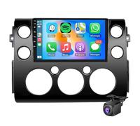 Radio estéreo para Coche Android 14 Doble DIN con Pantalla táctil de 9 Pulgadas para Toyota FJ Cruiser 2006-2020 con Bluetooth FM WiFi SWC Android Auto Carplay navegación GPS FM RDS AHD cámara de ma