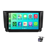 Radio estéreo para coche Android 14 para Seat Ibiza 2017-2020 pantalla táctil de 9" Carplay/Android Auto Bluetooth GPS Mirrorlink FM/RDS EQ OBD DVR cámara de respaldo Canbus(Color:8 CORE 4+64G)