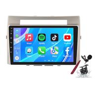 Radio estéreo para coche Android 14 para Toyota Corolla Verso AR10 (2004-2009),reproductor multimedia con pantalla táctil de 9 pulgadas,Carplay inalámbrico,2 DIN,GPS,navegación por satélite,FM,RDS,Blu