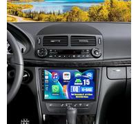 Radio estéreo para Coche Android 15 4G+64G para Benz Clase E W211 Clase CLS 2005-2008 Multimedia Carplay Android Auto Pantalla táctil de 9" WiFi Bluetooth EQ FM cámara Y3