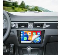 Radio estéreo para Coche Android 15 de 2+64GB para BMW Serie 3 E90 E91 E92 E93 2005-2012 con Multimedia Carplay Android Auto Pantalla táctil IPS de 9" Radio estéreo WiFi Bluetooth EQ FM cámara K6 Pro