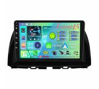 Radio estéreo para coche Android 15 de 9 pulgadas y doble DIN para Mazda CX5 CX-5 CX 5 2012-2015 HD Android Auto Estéreo para automóvil con Carplay AHD controles en el volante con BT navegación GPS (