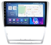 Radio estéreo para coche Android 15 Pantalla de Coche para Volkswagen Skoda Octavia 08-13 Beetle navegación GPS estéreo pantalla táctil Radio 2 DIN de 9 pulgadas receptor multimedia FM Bluetooth GPS N