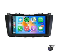 Radio Estéreo para Coche Android De 9'' para Maz-da 5 2010-2015 con Carplay Inalámbrico Android Auto Pantalla Táctil IPS GPS Bluetooth WiFi FM/RDS SWC Cámara Trasera AHD Micrófono(Size:8Core 4+32G)