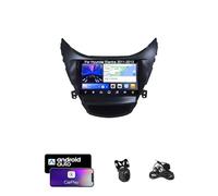 Radio estéreo para Coche Android de Doble DIN ZGYBDH, Reproductor Multimedia con Pantalla táctil de 9 Pulgadas para Hyundai Elantra 2011-2013, Bluetooth, navegación, cámara de visión Trasera, Control