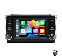 Radio estéreo para coche audio HiFi para B-enz Smart 2005-2011 CarPlay inalámbrico/Android Auto pantalla táctil HD de 7" navegación GPS WiFi Bluetooth FM/RDS EQ cámara de respaldo(Color:8 CORE 6+128G)