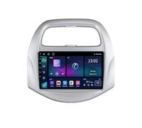 Radio estéreo para Coche de 9 Pulgadas con Android 13 para Chevrolet Spark Baic Beat y Daewoo Matiz 2018-2022. Reproductor Multimedia para Coche con GPS Control de Volante cámara de Marcha atrás BLU