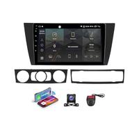 Radio estéreo para Coche de 9 Pulgadas y 2 DIN con Android 13 para BMW Serie 3 E90 E91 E92 y E93 (2006-2012). CarPlay 4G Integrado navegación GPS DSP FM RDS Dab+ Bluetooth 4G WiFi SWC y DVR (NF-2).