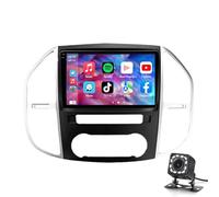 Radio estéreo para Coche HYNMSM para Vito 2014-2020 con navegación GPS, Android 15, Pantalla táctil de 9 Pulgadas, Reproductor Multimedia de vídeo MP5, 4G, WiFi, DSP, Carplay, navegación GPS, Control