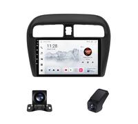 Radio estéreo para coche Mitsubishi Mirage Attrage 2012-2018 con Android Auto,potente ventilador de refrigeración,pantalla táctil doble DIN,estéreo para coche,BT/WIFI/AM/RDS/FM/GPS/controles en el vol