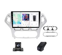 Radio estéreo para coche navegación GPS Android de 2 DIN para Ford Mondeo 4 (2006-2010) radio de 9 pulgadas con Bluetooth CarPlay y Android Auto pantalla táctil navegación GPS cámara de marcha atrás (