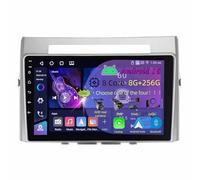 Radio estéreo para coche navegación GPS pantalla táctil Android 15 de 9 pulgadas para Toyota Corolla Verso 2004-2009 Bluetooth CarPlay AHD cámara de visión trasera GPS navegación y controles en el vol