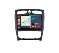 Radio Estéreo para Coche para Benz W203 W209 CL203 W463 W639 2002-2009 Enlace Espejo, Siri, G00Gle Asistente de Voz, Navegación, FM, Aux, Bluetooth, 4 Nuclear 2G+32G