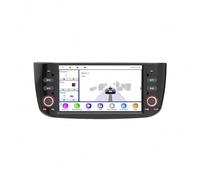 Radio Estéreo para Coche para Fiat Linea Punto EVO 2012-2015 Pantalla Táctil HD, Tipo C, Carga Rápida, Radio FM RDS, Micrófono y Cámara de Visión Trasera, 8 Nuclear 6G+128G