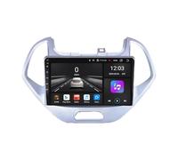 Radio Estéreo para Coche para Ford Figo 2016-2020 Enlace Espejo iOS, Navegación, G00Gle Asistente de Voz, Siri, FM, Aux, Bluetooth, 4 Nuclear 1G+16G