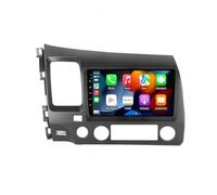 Radio Estéreo para Coche para Honda Civic 8th 8gen 2005-2011 Pantalla Táctil HD, Tipo C, Carga Rápida, Radio FM RDS, Micrófono y Cámara de Visión Trasera, 4 Nuclear 2G+32G