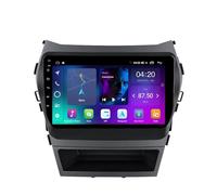 Radio Estéreo para Coche para Hyundai IX45 Santa Fe 3 2013-2016 Enlace Espejo iOS, Navegación, G00Gle Asistente de Voz, Siri, FM, Aux, Bluetooth, 8 Nuclear 8G+256G