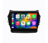Radio Estéreo para Coche para Hyundai IX45 Santa Fe IX 45 III XL 2013-2017 Enlace Espejo iOS, Navegación, G00Gle Asistente de Voz, Siri, FM, Aux, Bluetooth, 4 Nuclear 2G+32G