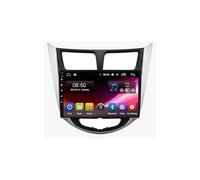 Radio Estéreo para Coche para Hyundai Solaris Accent Verna 2010-2016 Pantalla Táctil HD, Tipo C, Micrófono y Cámara de Visión Trasera, 8 Nuclear 4G+64G
