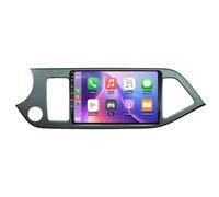 Radio Estéreo para Coche para KIA Picanto LHD 2011-2016 Pantalla Táctil HD, Tipo C, Carga Rápida, Radio FM RDS, Micrófono y Cámara de Visión Trasera, 4 Nuclear 1G+16G