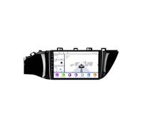Radio Estéreo para Coche para Kia Rio 4 X Line 2016-2019 con Bluetooth, Mirror Link, Airplay, FM, Aux, Siri, Navegación, Micrófono y Cámara de Visión Trasera, 4 Nuclear 4G+64G