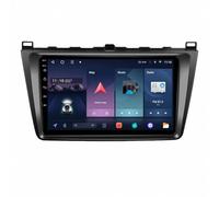 Radio Estéreo para Coche para Mazda 6 2 GH 2007-2012 Pantalla Táctil HD, Tipo C, Carga Rápida, Radio FM RDS, Micrófono y Cámara de Visión Trasera, 4 Nuclear 1G+16G