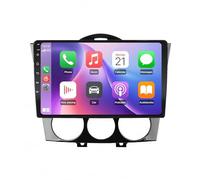 Radio Estéreo para Coche para Mazda RX-8 SE 2003-2008 Pantalla Táctil HD, Tipo C, Carga Rápida, Radio FM RDS, Micrófono y Cámara de Visión Trasera, 8 Nuclear 8G+256G