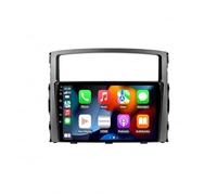 Radio Estéreo para Coche para Mitsubishi Pajero 4 V80 V90 2006-2024 Pantalla Táctil HD, Tipo C, Carga Rápida, Radio FM RDS, Micrófono y Cámara de Visión Trasera, 4 Nuclear 4G+64G