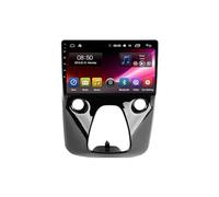 Radio Estéreo para Coche para Peugeot 108/Toyota Aygo B40 2014-2021 con Bluetooth, Mirror Link, Airplay, FM, Aux, Siri, Navegación, Micrófono y Cámara de Visión, 4 Nuclear 1G+16G