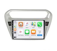 Radio Estéreo para Coche para Peugeot 301 per Citroen C-Elysee CElysee 2012-2016 Enlace Espejo, Siri, G00Gle Asistente de Voz, Navegación, FM, Aux, Bluetooth, 4 Nuclear 1G+16G
