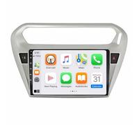 Radio Estéreo para Coche para Peugeot 301 per Citroen C-Elysee CElysee 2012-2016 Enlace Espejo, Siri, G00Gle Asistente de Voz, Navegación, FM, Aux, Bluetooth, 4 Nuclear 1G+16G