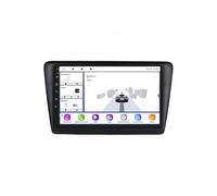 Radio Estéreo para Coche para Skoda Rapid Seat Toledo 2013-2019 con Bluetooth, Mirror Link, Airplay, FM, Aux, Siri, Navegación, Micrófono y Cámara de Visión, 4 Nuclear 4G+64G