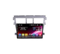 Radio Estéreo para Coche para Toyota VIOS Yaris 2007-2013 con Bluetooth, Mirror Link, Airplay, FM, Aux, Siri, Navegación, 4 Nuclear 4G+64G