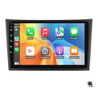 Radio estéreo para coche para Volvo XC90 2004-2014 Carplay inalámbrico Android Auto pantalla táctil de 9" GPS navegador WiFi BT FM/RDS EQ SWC cámara de respaldo Canbus micrófono(Color:4 CORE 2+32G)