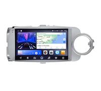 Radio estéreo para coche ZCZANT Android 13 con navegación GPS para Toyota Yaris 2012-2017, pantalla táctil de 9 pulgadas, FM, RDS, DAB+, reproductor multimedia Bluetooth con CarPlay, Android Auto, cá